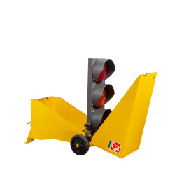 Semaforo Da Cantiere In Resina H0 1:87: 2 Pezzi, Kit Da Montare, Scala 1/87